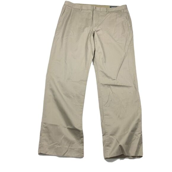 Bonobos Pants Mens 35 x 30 Beige Khaki Workwear Casual Wednesday Straight Leg - Picture 1 of 11
